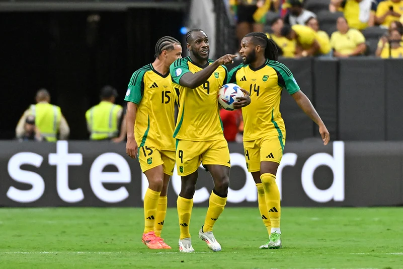 Michail Antonio celebrates scoring his sides first goal